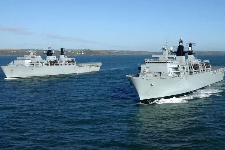 The two warships