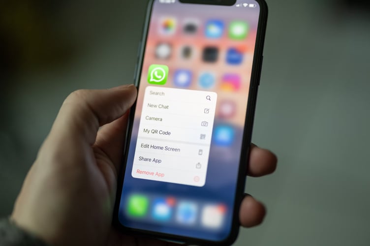 WhatsApp stock image 