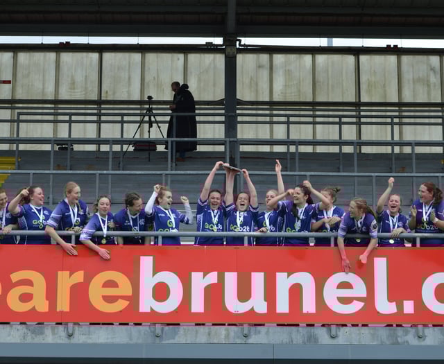 U18 girls hoist Devon Plate silverware