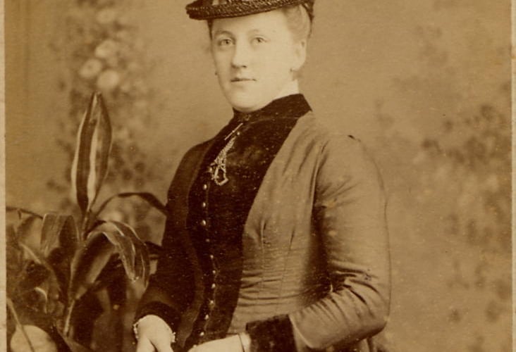 One of a series of four photographs of young women 1855