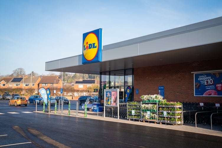 A Lidl store