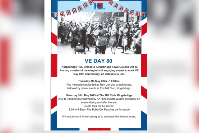 Kingsbridge 80th VE Day events