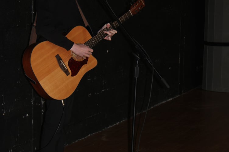 Dartmouth Academy year 8 student performing a the careers assembly