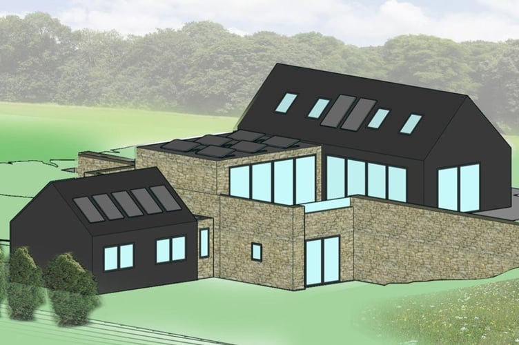 The home planned at Stokeley Farm, Stokenham (Image courtesy: South Hams Council)