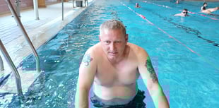 Devon blind veteran swims 80 lengths to mark VE Day anniversary