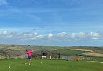 Nikki on form at Bigbury Golf Club