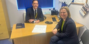 Rebecca Smith MP visits Boringdon Primary School to celebrate nursery
