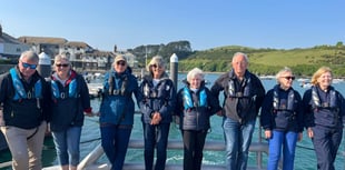 Salcombe RNLI honours volunteers with lifeboat trip