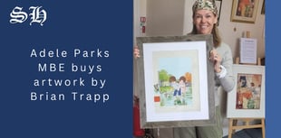Local artist's work bought by bestselling author