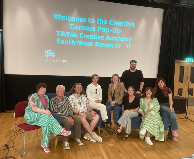 TikTok tips: Creative careers event inspires Ivybridge students