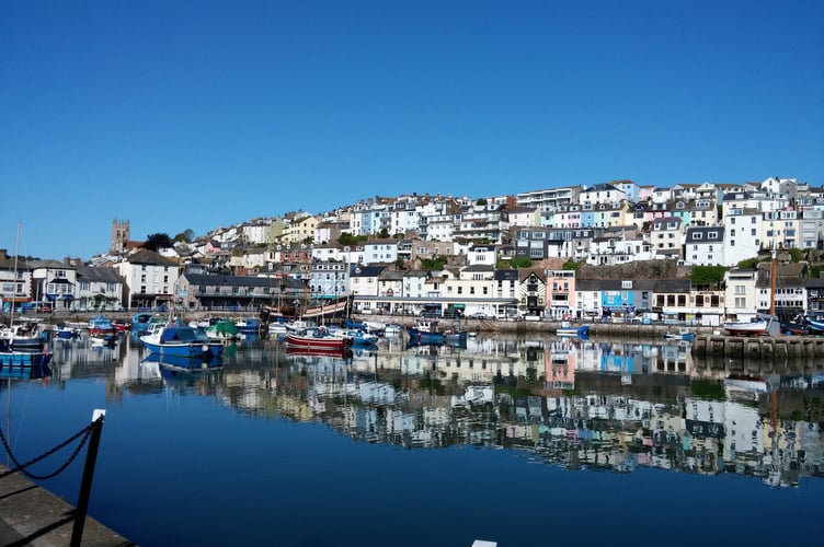 Brixham harbour in summer Phil-lndn