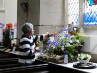 Church fundraiser blooming success