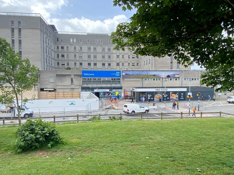 Derriford Hospital. Image courtesy: Alison Stephenson, Radio Exe