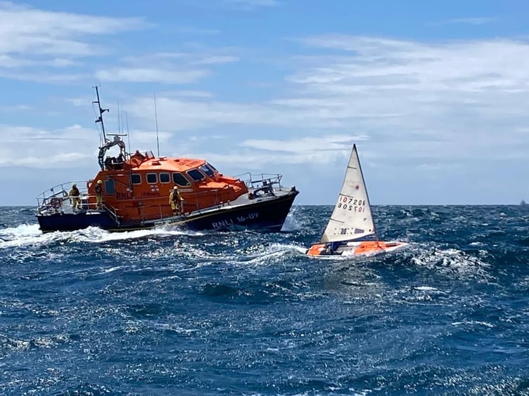The Salcombe ALB at sea