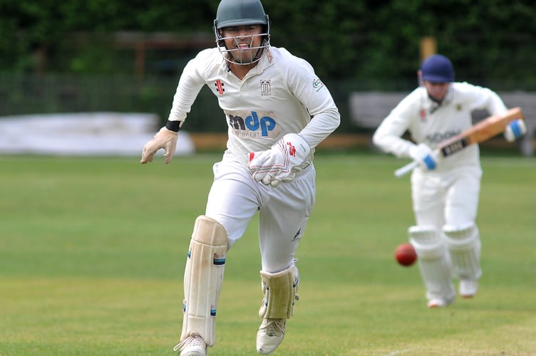 Devon Cricket League B Division. Abbotskerswell versus Stoke Gabriel. Stoke 'keeper Abhishek Anand chasing down the ball

A one wicket win for Stoke with a final score of Abbotskerswell on 176/8 after 45 overs and Stoke Gabriel making 177/9 in 28.4 overs