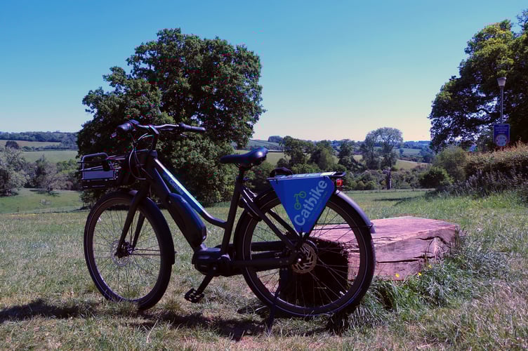 A Catbike in the countryside