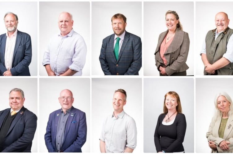Devon County Council appointed cabinet members