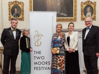 Two Moors Festival 25th anniversary dinner with royalty
