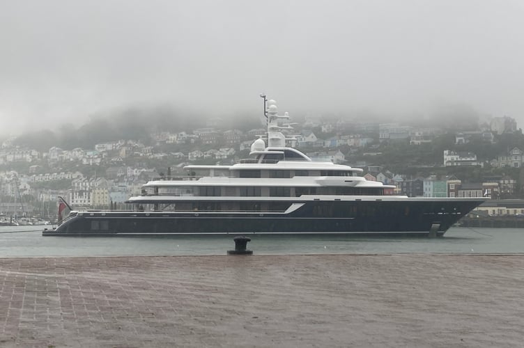 Moonstone moored on a misty morning