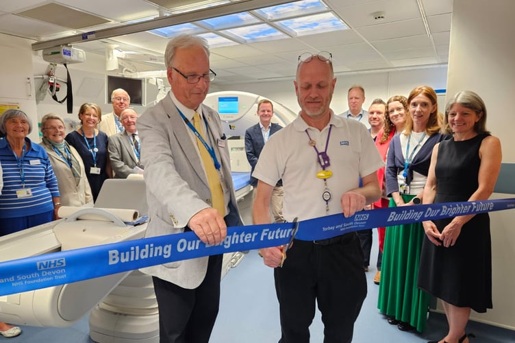 CT scanner ribbon cutting