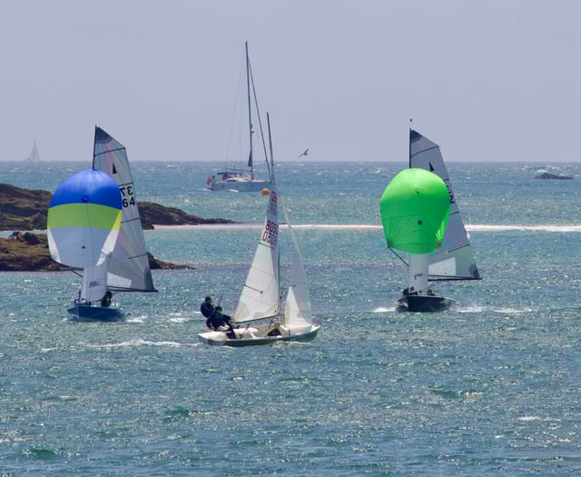 Classic Salcombe sailing conditions