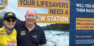 Babs Dale raises £774 walking 208 miles for Dart RNLI