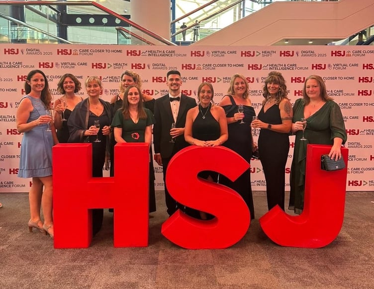The UHP team at the HSJ Digital Awards