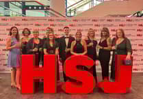 The UHP team at the HSJ Digital Awards