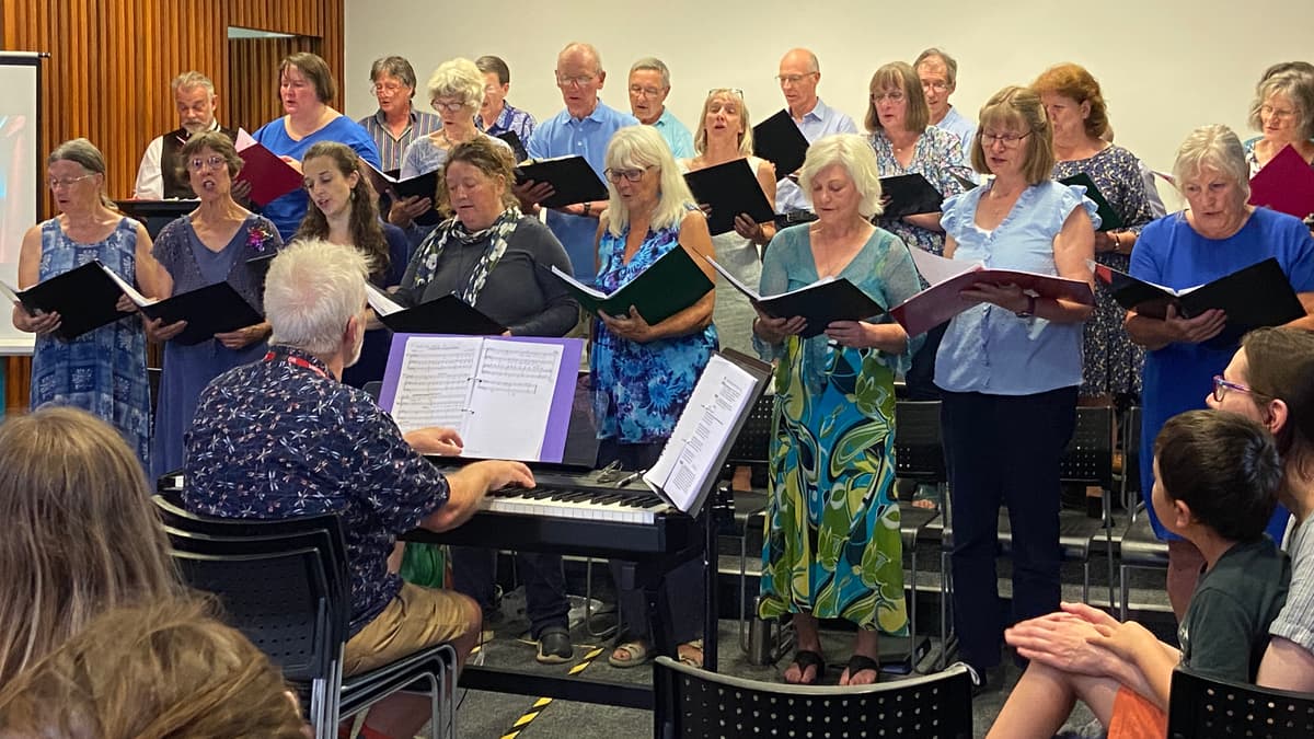 Science musical hit for South Devon Singers