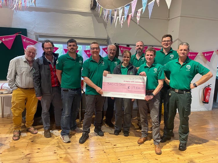 BASICS Devon - Left to right: David Hillebrandt, Ben Morris, Conor, Ian Higginson, Andy Smith, Glenda Cooper, Simon Fairclough, Simon Scott-Hayward, Tom Haigh, Marc Epps