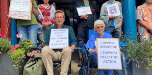 Protesters oppose Palestine Action ban