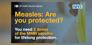 UKHSA urges measles vaccinations