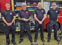 Totnes fire station in July : 21 call outs and community engagement