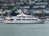 Motor Yacht 'Constance' visits Dartmouth 