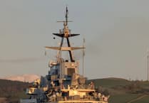 HMS Mersey guards Dartmouth Regatta