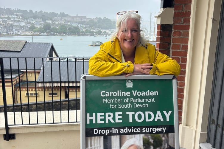 MP Caroline Voaden surgery tour