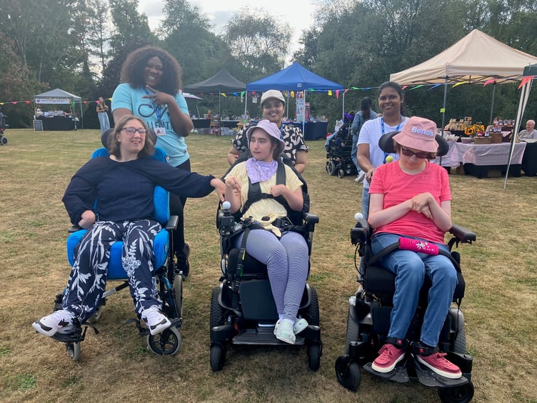 Enjoying the fun day