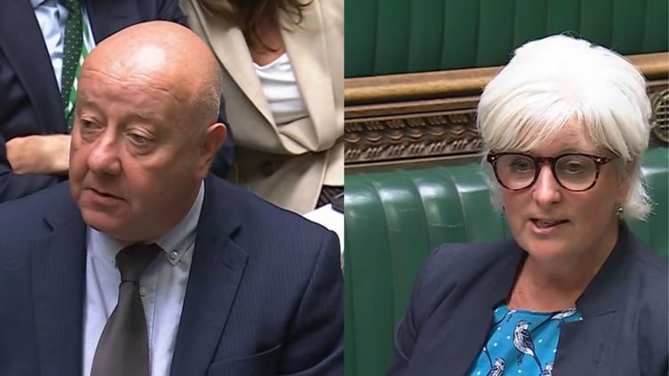 Torbay MP Steve Darling and South Devon MP Caroline Voaden