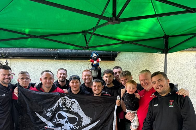 East Allington United celebrations