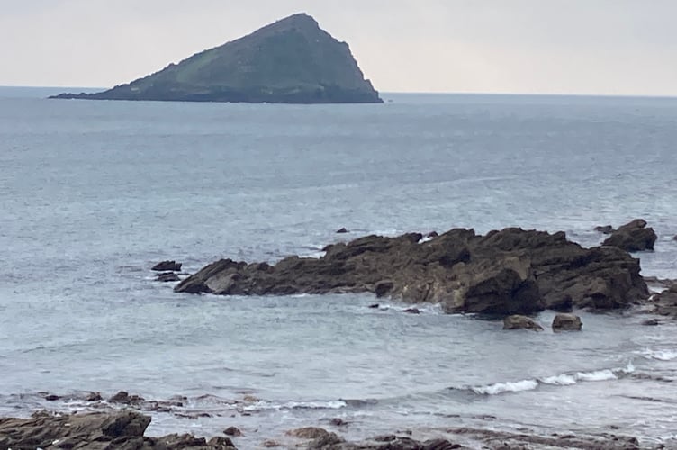 A view across to the Mewstone