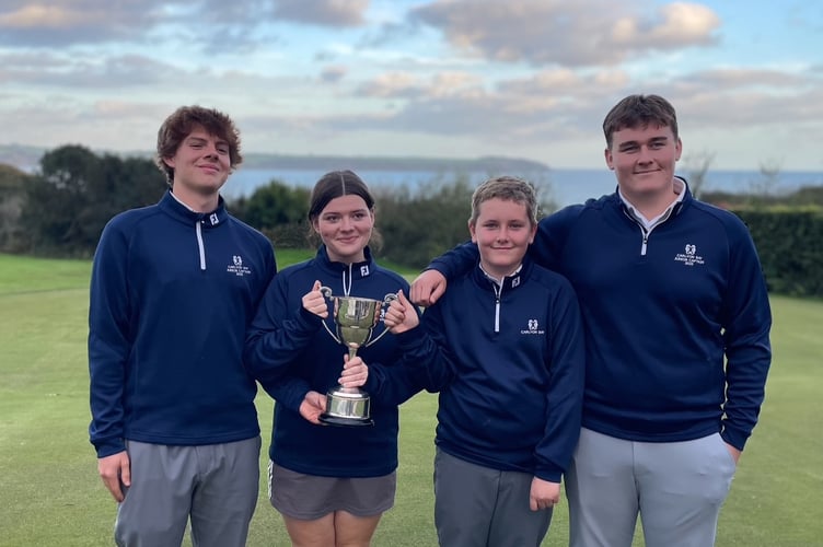 The Devon and Cornwall Tamar Cup winner’s were Carlyon Bay juniors