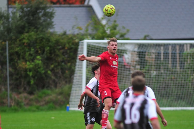 South West Peninsula League Premier East. Match action from Teignmouth AFC versus Middlezoy Rovers. Teigns went down by two goals to nil to their visitors from Somerset