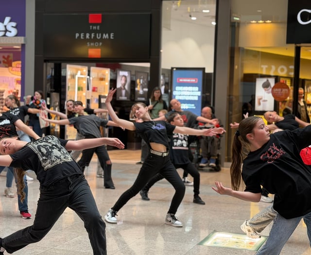 Ivybridge Community College students perform with pros