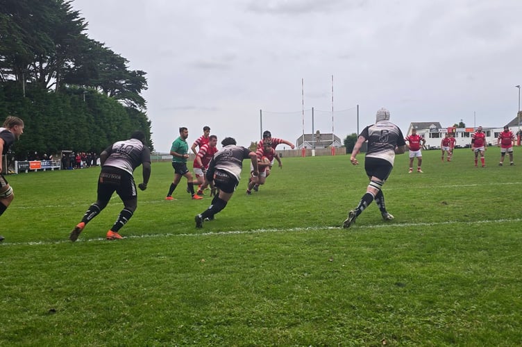 Salcombe RFC against Old Techs