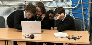 Dartmouth Academy pupils soar with drone coding workshops