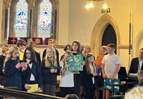 Harbertonford School's Harvest Festival helps food bank