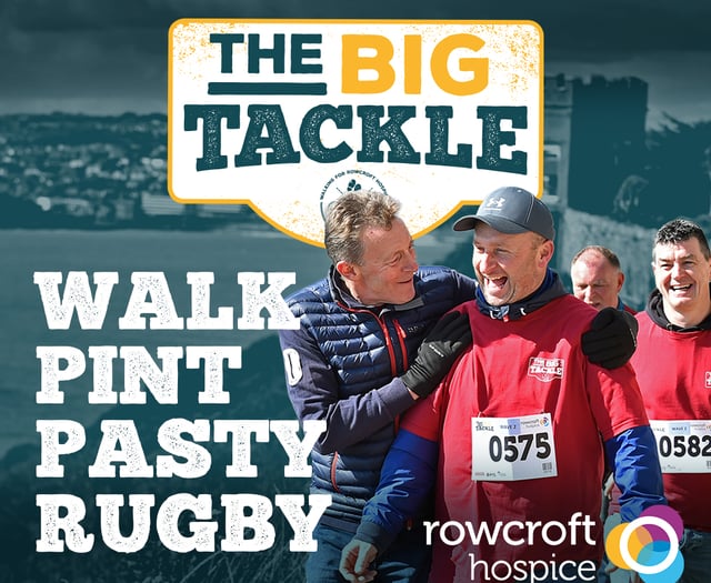 Sign up for Rowcroft Hospice's Big Tackle walk 2026
