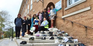 SEND shoe protest at County Hall