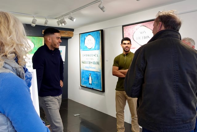 Charles Hollywood exhibition triumphs in Salcombe