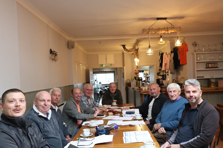 The yacht taxi team meet members of Dart Harbour & Navigation Authority